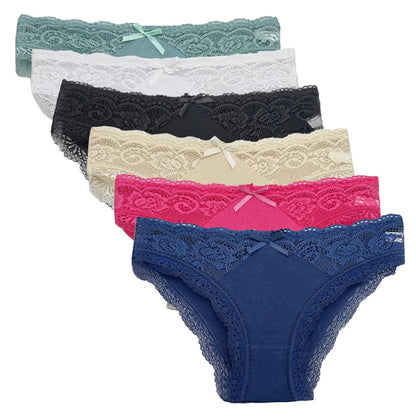 Colorful  Lace Low Rise 5 panties