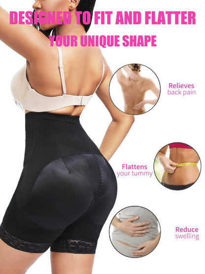 Black High-Compression Tummy Control Shaper