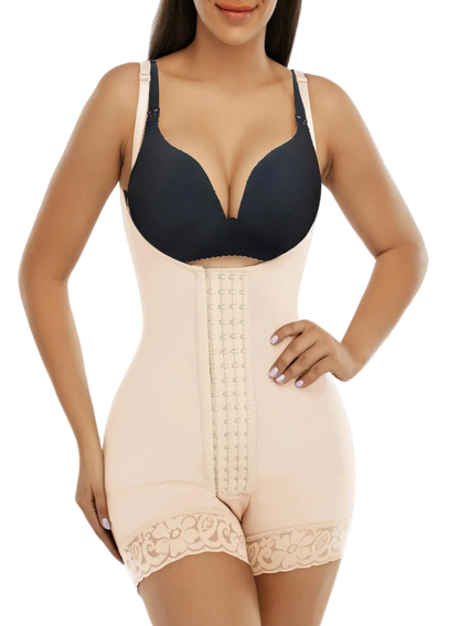 Beige Beautiful Curvy Full Body Shaper