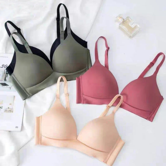 Colorful Elevated Wireless Seamless Bralette