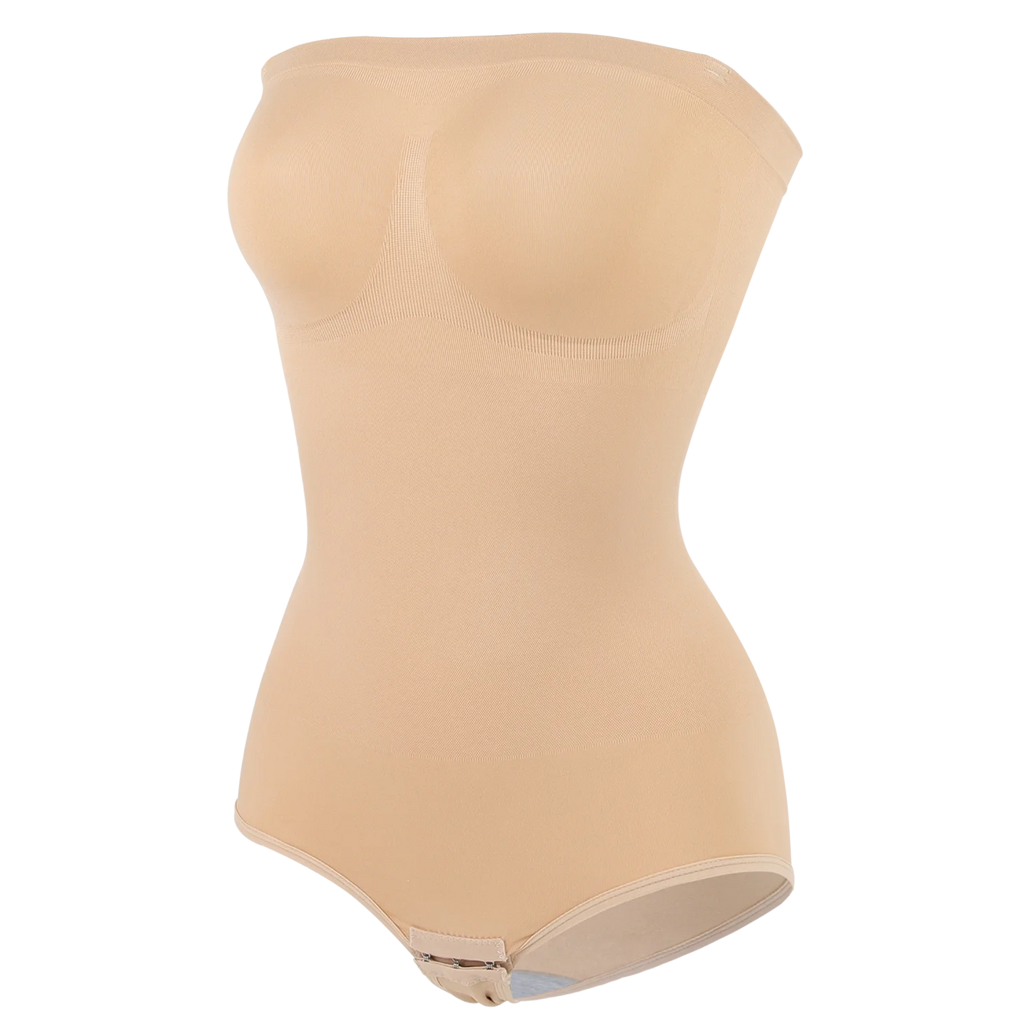 Beige Curve Enhancing Bodysuit Shapewear