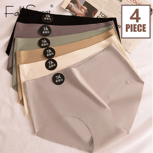 Silk Seamless Comfort Briefs 4 pack