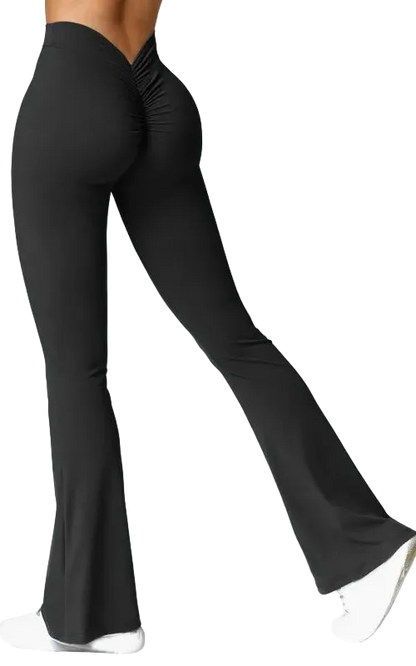 Colorful multi-color V-Back High-Waist Yoga Leggings