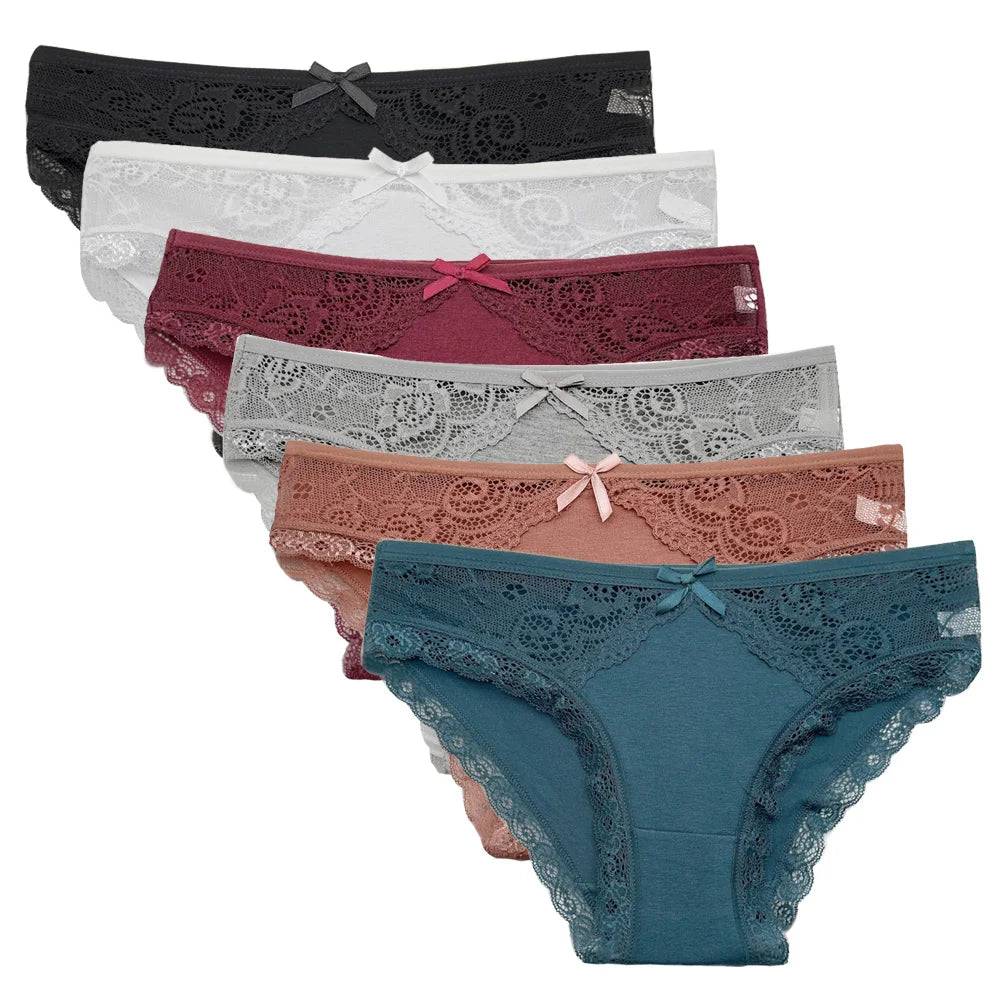Colorful  Lace Low Rise 5 panties