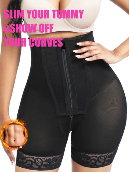 Black High-Compression Tummy Control Shaper