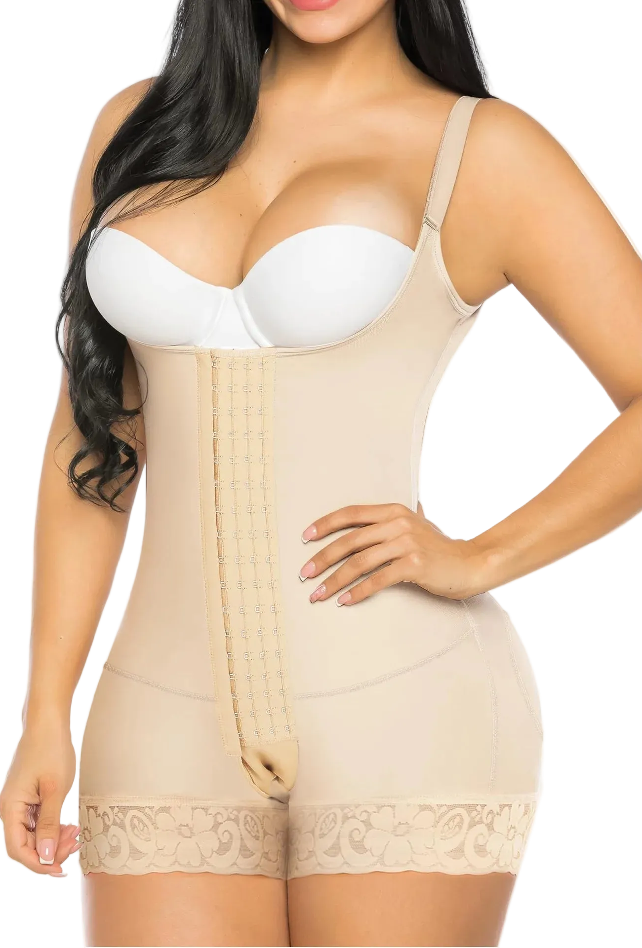 Beige Beautiful Curvy Full Body Shaper
