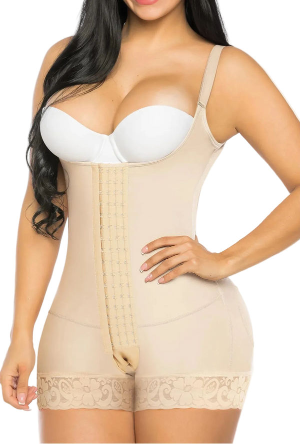 Beige Beautiful Curvy Full Body Shaper