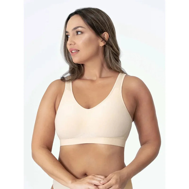 Black Wireless Shaper Bra