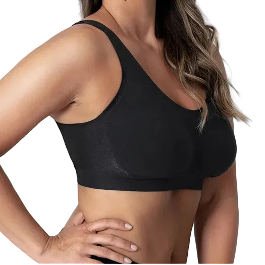 Black Wireless Shaper Bra