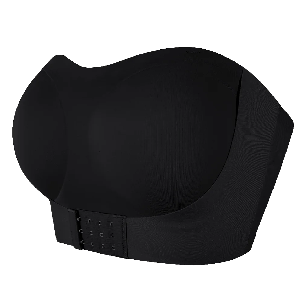 Black Plus Size Comfort Push Up Bra
