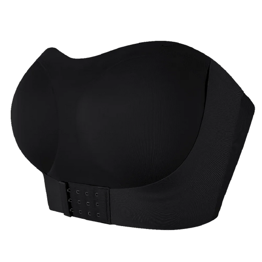 Black Plus Size Comfort Push Up Bra