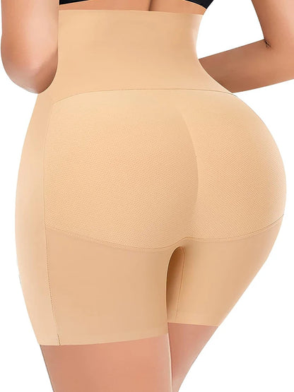 Black Curve-Enhancing High Waisted Shapewear Shorts