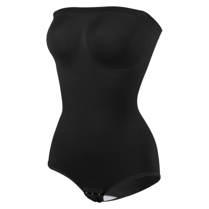 Beige Curve Enhancing Bodysuit Shapewear