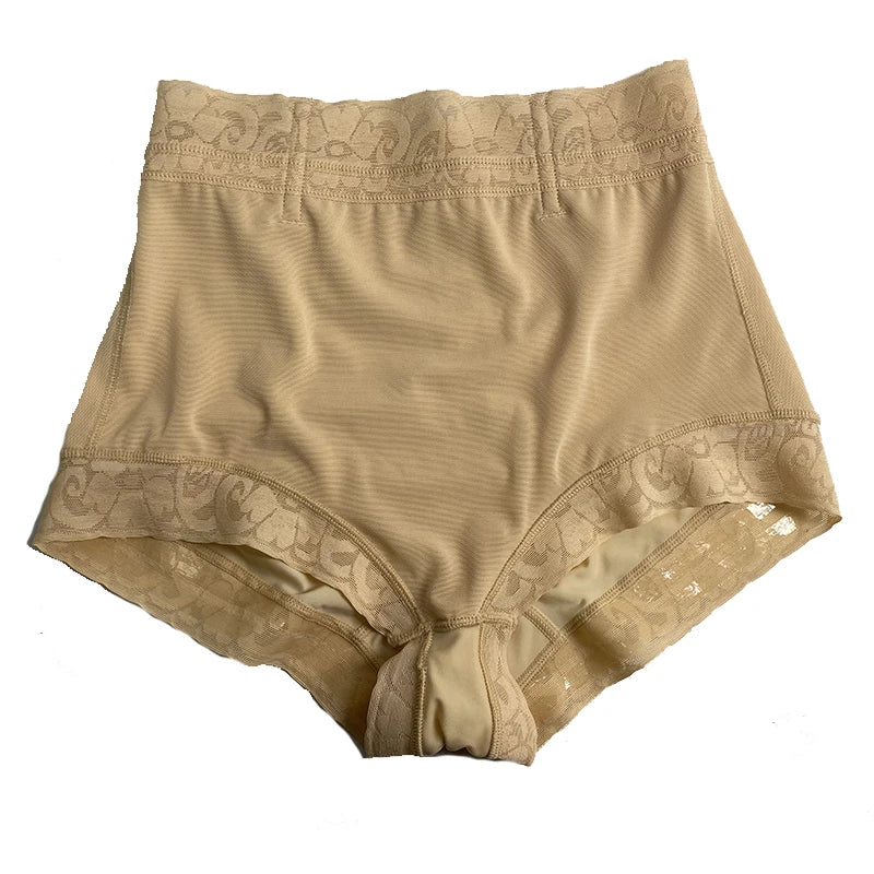 Beige Elegant Curve Boosting Shapewear